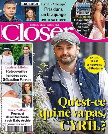 Closer N°727 Du 17 au 23 Mai 2019