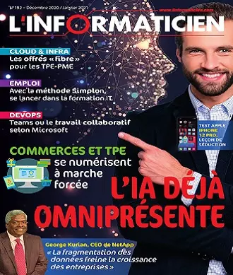 L’Informaticien N°192 – Décembre 2020-Janvier 2021