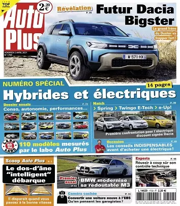 Auto Plus N°1700 Du 2 Avril 2021