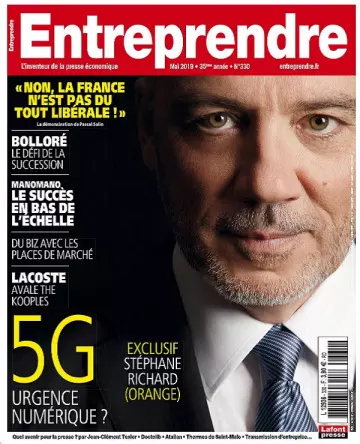 Entreprendre N°330 – Mai 2019