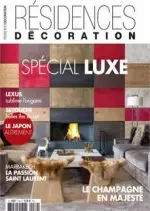 Résidences Décoration - Décembre 2017