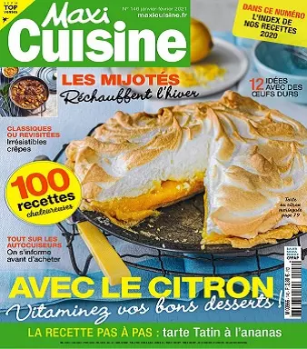 Maxi Cuisine N°146 – Janvier-Février 2021