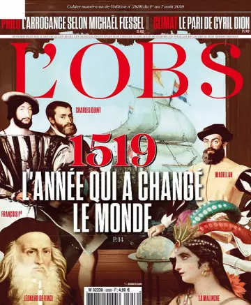 L’Obs N°2856 Du 1er Août 2019