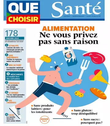 Que Choisir Santé N°178 – Janvier 2023