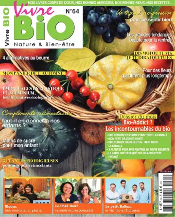 Vivre Bio N°64 – Septembre-Octobre 2019