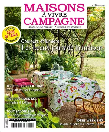 Maisons à Vivre Campagne N°102 – Mai-Juin 2019