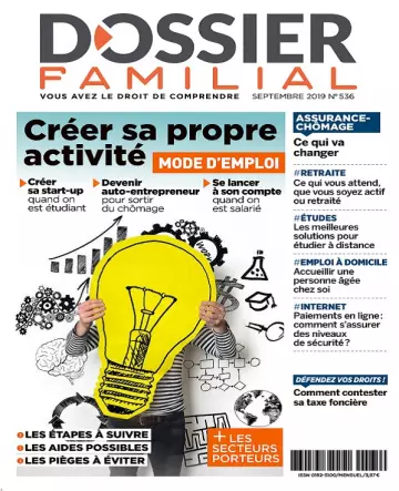 Dossier Familial N°536 – Septembre 2019