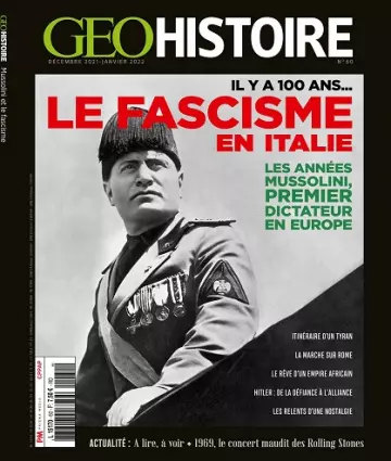 Geo Histoire N°60 – Décembre 2021-Janvier 2022