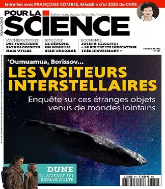 Pour La Science N°517 – Novembre 2020