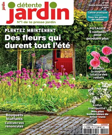 Détente Jardin N°154 – Mars-Avril 2022