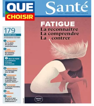 Que Choisir Santé N°179 – Février 2023