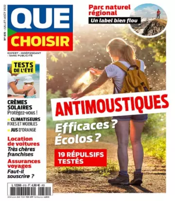 Que Choisir N°615 – Juillet-Août 2022