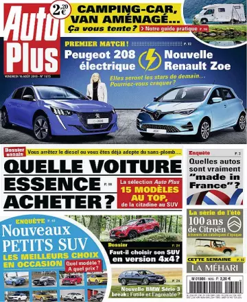 Auto Plus N°1615 Du 16 Août 2019