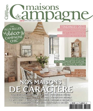 Maisons De Campagne N°141 – Mars-Avril 2023