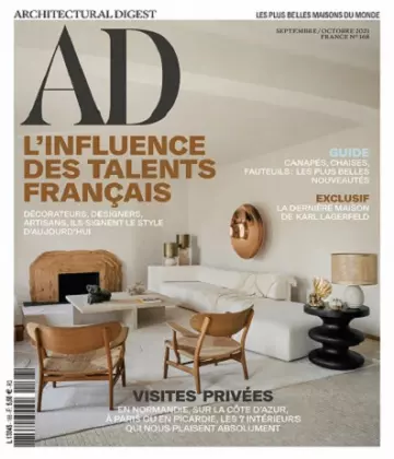 AD Architectural Digest N°168 – Septembre-Octobre 2021