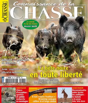 Connaissance De La Chasse N°551 – Mars 2022