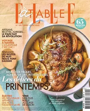 Elle à Table N°129 – Mars-Avril 2020