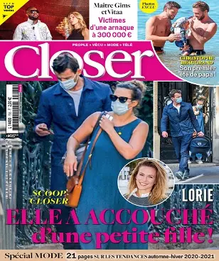 Closer N°796 Du 11 au 17 Septembre 2020