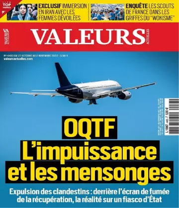 Valeurs Actuelles N°4483 Du 27 Octobre 2022