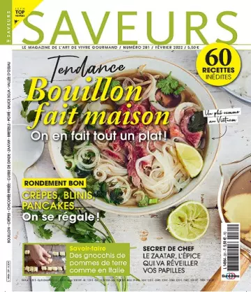 Saveurs N°281 – Février 2022