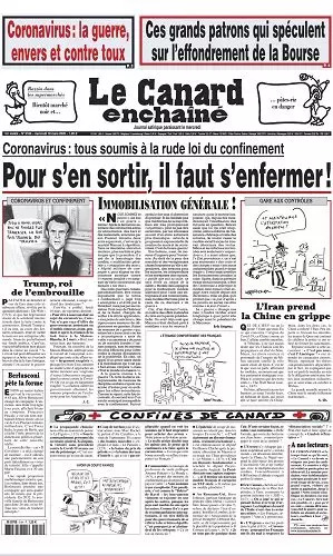 Le canard enchaîné N° 5184 du Mercredi 18 mars 2020 - Journaux