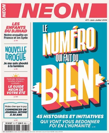 Néon N°71 – Juin-Juillet 2019