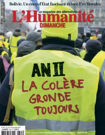 L’Humanité Dimanche - 14 Novembre 2019