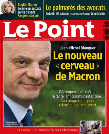 Le Point N°2434 Du 25 Avril 2019