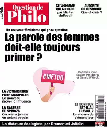 Question De Philo N°29 – Mars-Mai 2023