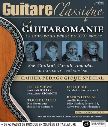 Guitare Classique N°99 – Mars-Mai 2022