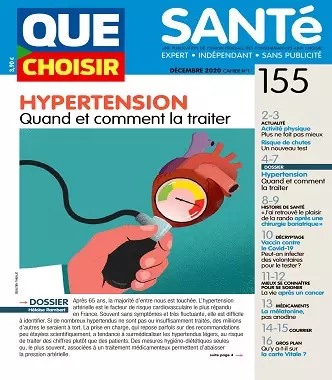 Que Choisir Santé N°155 – Décembre 2020