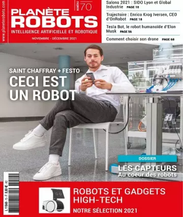 Planète Robots N°70 – Novembre-Décembre 2021