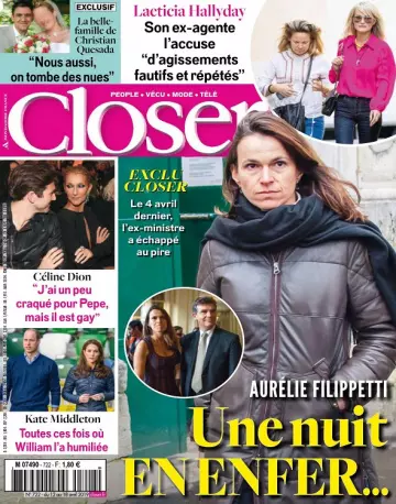 Closer N°722 Du 12 au 18 Avril 2019