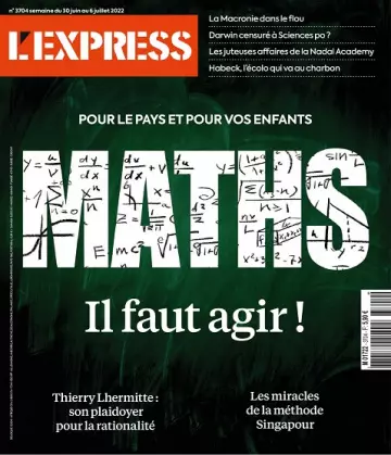 L’Express N°3704 Du 30 Juin 2022