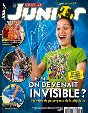 Science et Vie Junior N°407 – Août 2023