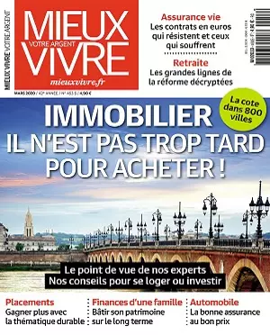 Mieux Vivre Votre Argent N°453 – Mars 2020