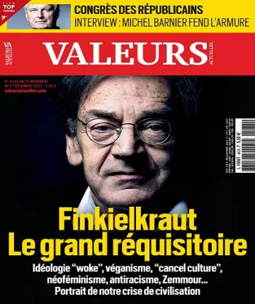 Valeurs Actuelles N°4435 Du 25 Novembre 2021