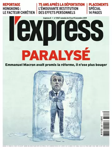 L’Express N°3567 - 13 au 19 Novembre 2019