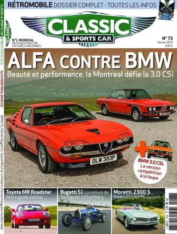 Classic et Sports Car N°73 – Février 2019