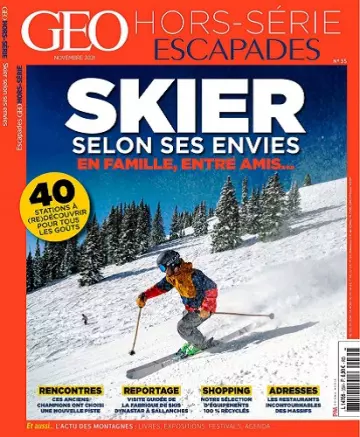 Geo Hors Série Escapades N°35 – Novembre 2021