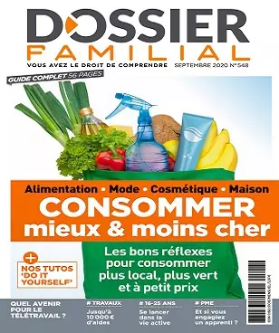 Dossier Familial N°548 – Septembre 2020