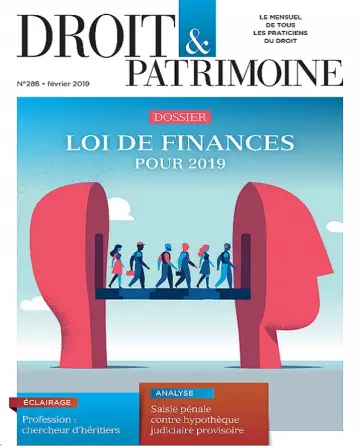 Droit et Patrimoine N°288 – Février 2019