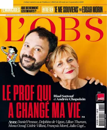 L’Obs N°2860 Du 29 Août 2019