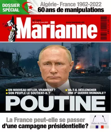 Marianne N°1304 Du 10 au 16 Mars 2022