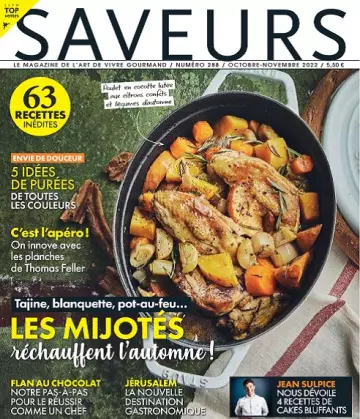 Saveurs N°288 – Octobre-Novembre 2022