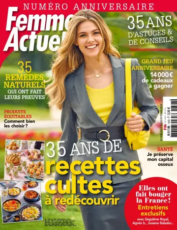 Femme Actuelle N°1828 - 7 au 13 Octobre 2019