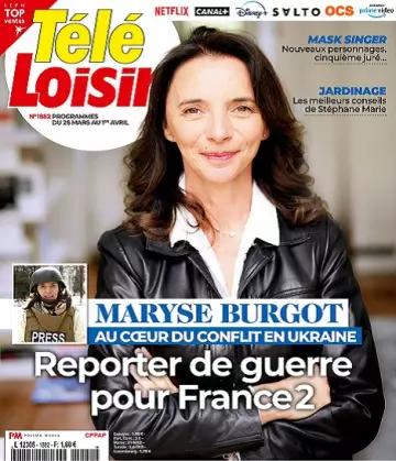 Télé Loisirs N°1882 Du 26 Mars 2022