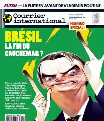 Courrier International N°1665 Du 29 Septembre 2022