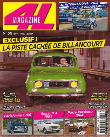 4L Magazine N°65 – Avril-Mai 2019