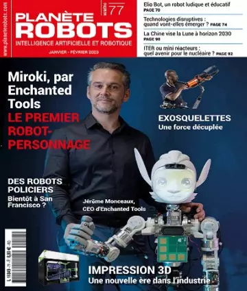 Planète Robots N°77 – Janvier-Février 2023